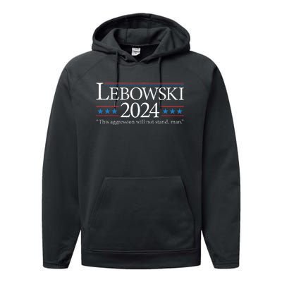 Lebowski 2024 Political Election Vote 2024 Performance Fleece Hoodie