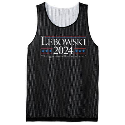 Lebowski 2024 Political Election Vote 2024 Mesh Reversible Basketball Jersey Tank