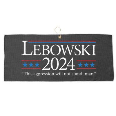 Lebowski 2024 Political Election Vote 2024 Large Microfiber Waffle Golf Towel