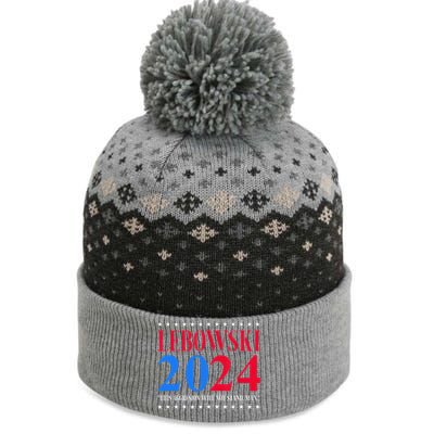 Lebowski 2024 Political Election Vote The Baniff Cuffed Pom Beanie