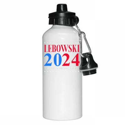 Lebowski 2024 Political Election Vote Aluminum Water Bottle