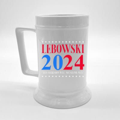 Lebowski 2024 Political Election Vote Beer Stein