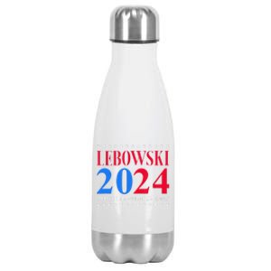 Lebowski 2024 Political Election Vote Stainless Steel Insulated Water Bottle