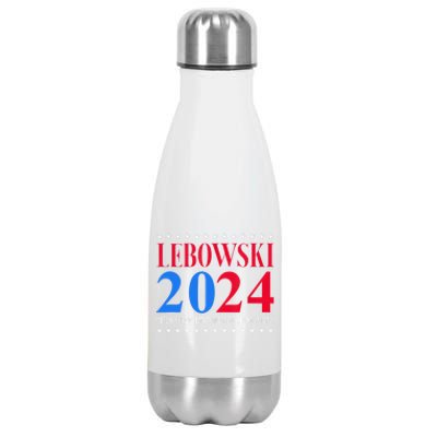 Lebowski 2024 Political Election Vote Stainless Steel Insulated Water Bottle