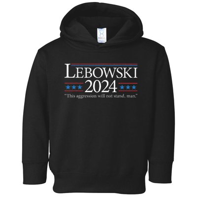 Lebowski 2024 Political Election Vote 2024 Toddler Hoodie