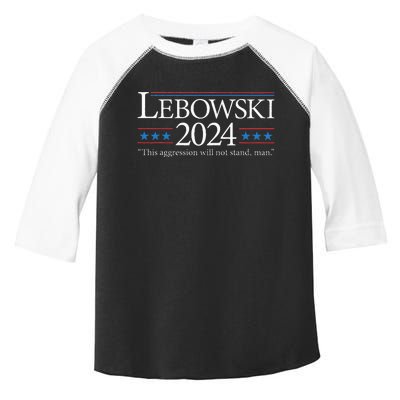 Lebowski 2024 Political Election Vote 2024 Toddler Fine Jersey T-Shirt