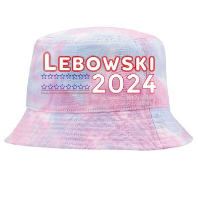 Lebowski 2024 This Aggression Will Stop Man For Election Tie-Dyed Bucket Hat