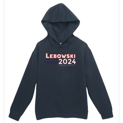 Lebowski 2024 This Aggression Will Stop Man For Election Urban Pullover Hoodie