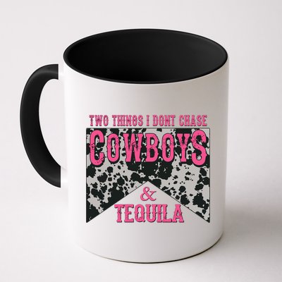 Leopard 2 Things I Don't Chase Cowboys And Tequila Western Gift Mug