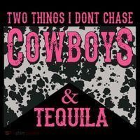 Leopard 2 Things I Don't Chase Cowboys And Tequila Western Gift Youth Performance Sprint T-Shirt