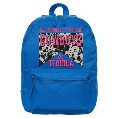 Leopard 2 Things I Don't Chase Cowboys And Tequila Western Gift 16 in Basic Backpack