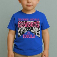 Leopard 2 Things I Don't Chase Cowboys And Tequila Western Gift Toddler T-Shirt