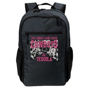 Leopard 2 Things I Don't Chase Cowboys And Tequila Western Gift Daily Commute Backpack