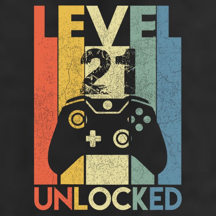 Level 21 Unlocked Awesome Video Game 21 Birthday Gift Hat