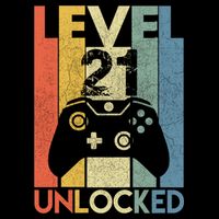 Level 21 Unlocked Awesome Video Game 21 Birthday Gift Zip Tote Bag