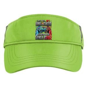 Level 21 Unlocked Awesome Since 2002 21st Birthday Gaming Adult Drive Performance Visor