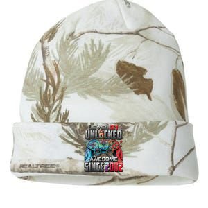 Level 21 Unlocked Awesome Since 2002 21st Birthday Gaming Kati Licensed 12" Camo Beanie