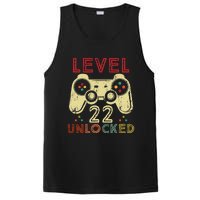 Level 22 Unlocked Birthday 22 Years Old Cool 22nd Bday Gifts PosiCharge Competitor Tank