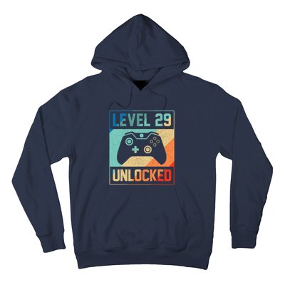 Level 29 Unlocked Video Gamer 29th Birthday Gifts Tee Hoodie