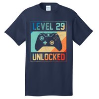 Level 29 Unlocked Video Gamer 29th Birthday Gifts Tee Tall T-Shirt