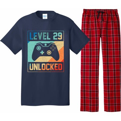 Level 29 Unlocked Video Gamer 29th Birthday Gifts Tee Pajama Set