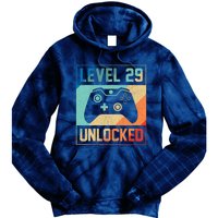 Level 29 Unlocked Video Gamer 29th Birthday Gifts Tee Tie Dye Hoodie