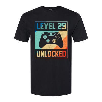 Level 29 Unlocked Video Gamer 29th Birthday Gifts Tee Softstyle CVC T-Shirt