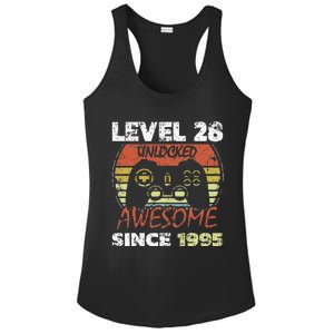 Level 28 Unlocked Awesome Since 1995 28th Birthday Gaming Ladies PosiCharge Competitor Racerback Tank