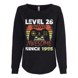 Level 28 Unlocked Awesome Since 1995 28th Birthday Gaming Womens California Wash Sweatshirt