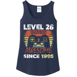 Level 28 Unlocked Awesome Since 1995 28th Birthday Gaming Ladies Essential Tank