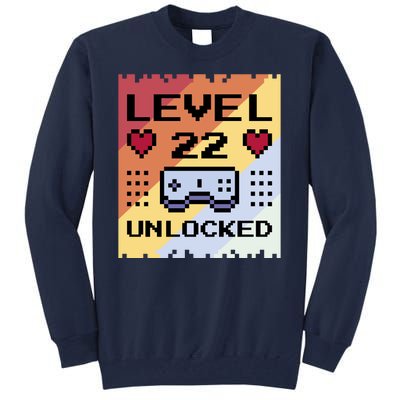 Level 22 Unlocked Birthday Tall Sweatshirt