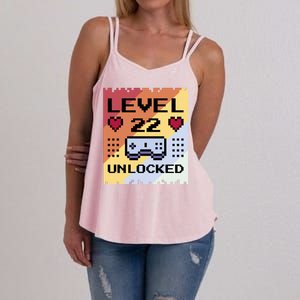 Level 22 Unlocked Birthday Women's Strappy Tank