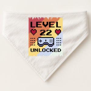 Level 22 Unlocked Birthday USA-Made Doggie Bandana