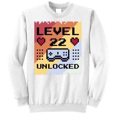 Level 22 Unlocked Birthday Sweatshirt