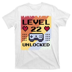 Level 22 Unlocked Birthday T-Shirt