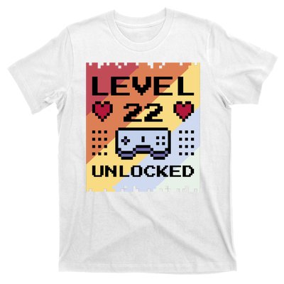 Level 22 Unlocked Birthday T-Shirt