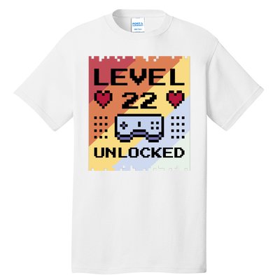 Level 22 Unlocked Birthday Tall T-Shirt