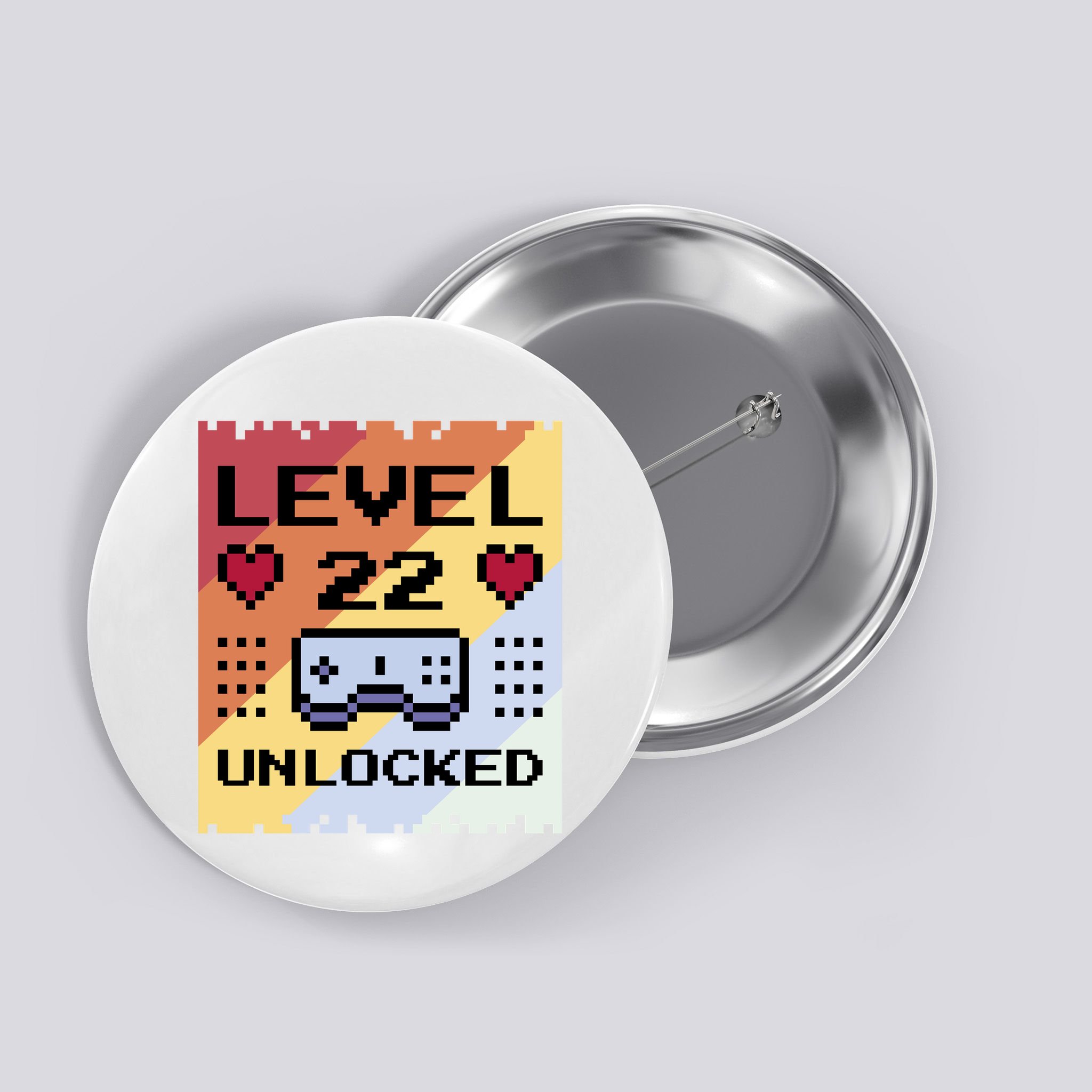 Level 22 Unlocked Birthday Button