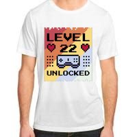 Level 22 Unlocked Birthday Adult ChromaSoft Performance T-Shirt