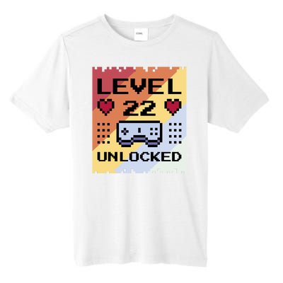 Level 22 Unlocked Birthday Tall Fusion ChromaSoft Performance T-Shirt