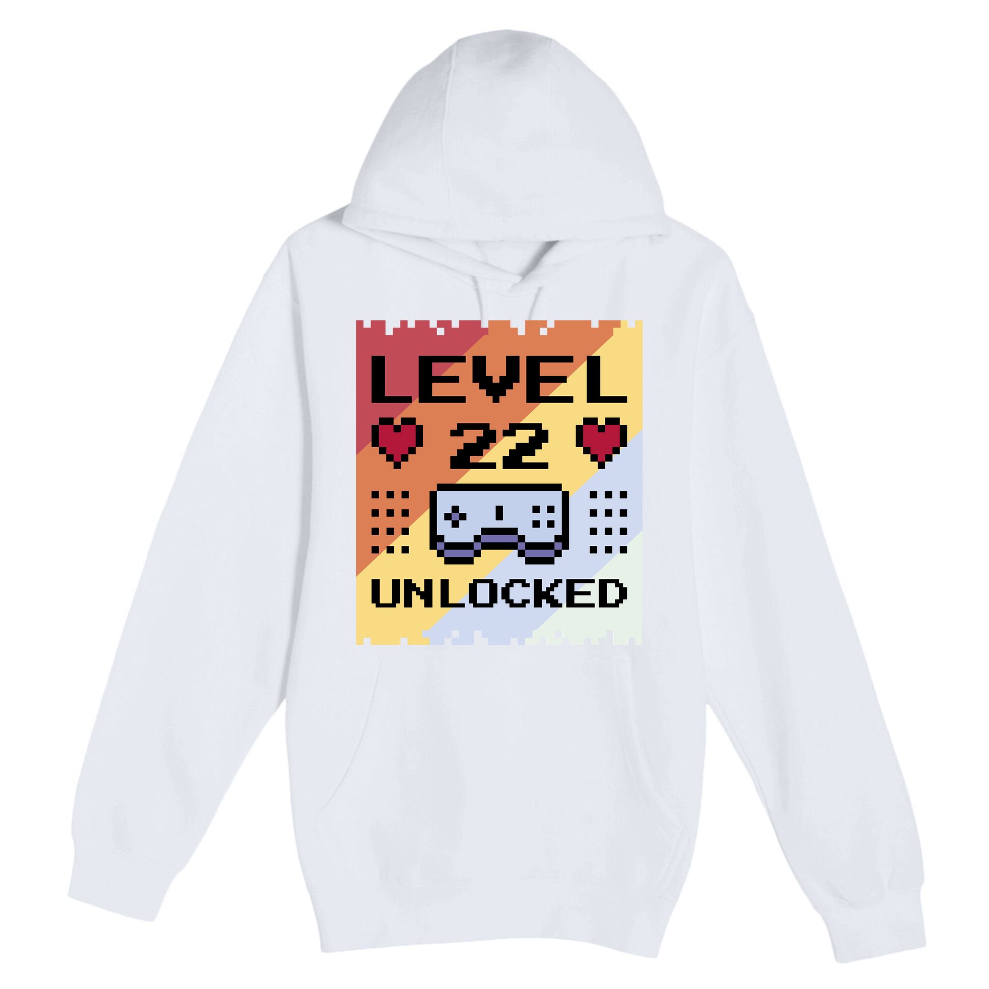 Level 22 Unlocked Birthday Premium Pullover Hoodie