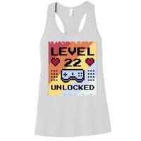 Level 22 Unlocked Birthday Women's Racerback Tank