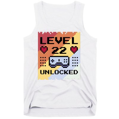 Level 22 Unlocked Birthday Tank Top