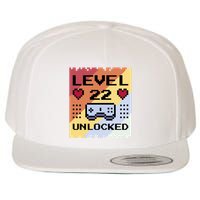 Level 22 Unlocked Birthday Wool Snapback Cap