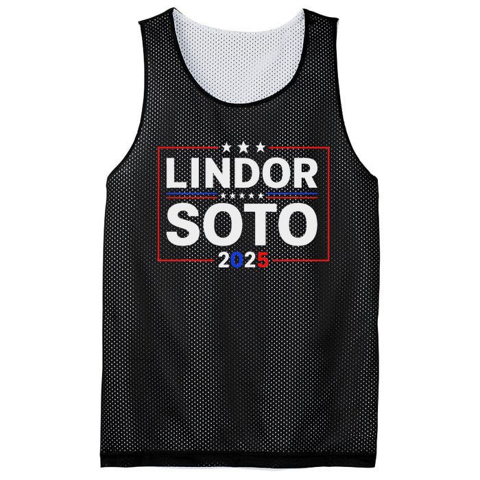 Lindor 25 Vintage Mets Name Political Meme Baseballs Mesh Reversible Basketball Jersey Tank