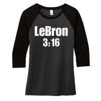 Lebron 3 16 Women's Tri-Blend 3/4-Sleeve Raglan Shirt