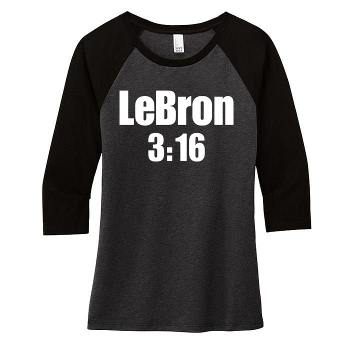 Lebron 3 16 Women's Tri-Blend 3/4-Sleeve Raglan Shirt