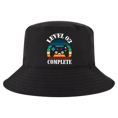 Level 3 Complete Retro Vintage/ 3rd Anniversary Gift/ 3rd Birthday Gift Level3 Cool Comfort Performance Bucket Hat