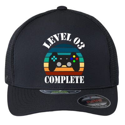 Level 3 Complete Retro Vintage/ 3rd Anniversary Gift/ 3rd Birthday Gift Level3 Flexfit Unipanel Trucker Cap