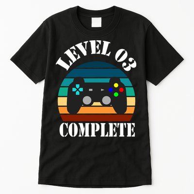 Level 3 Complete Retro Vintage/ 3rd Anniversary Gift/ 3rd Birthday Gift Level3 Tall T-Shirt